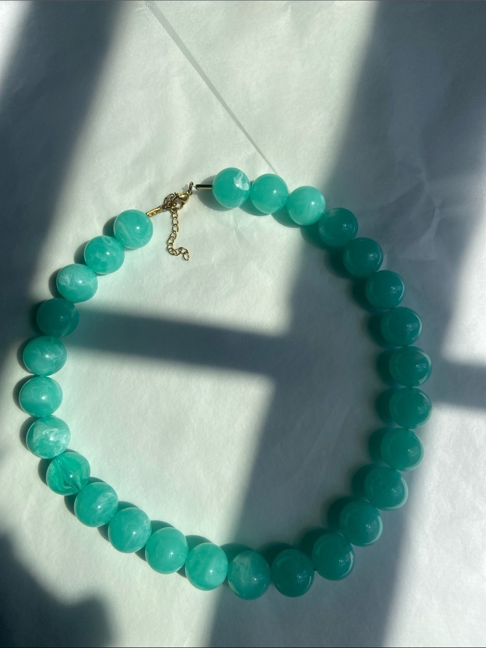 NEW! Mint Beaded Statement Necklace. 🍵 A2-53 - Picture 3 of 5